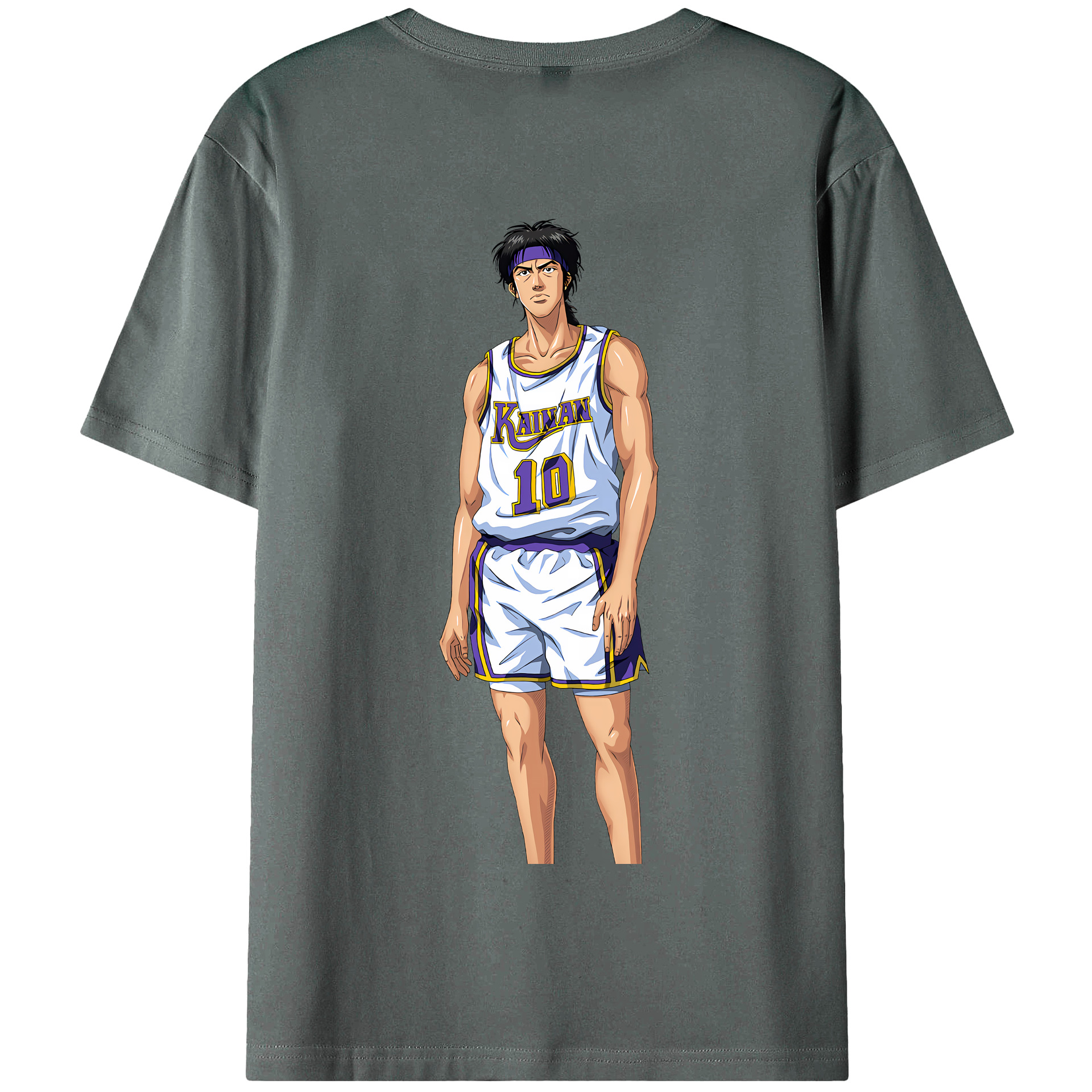 SLAM DUNK／スラムダンク 綿100％半袖Tシャツ（背面プリント）